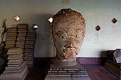 Vientiane, Laos - Pha That Luang, detail of the gallery. 